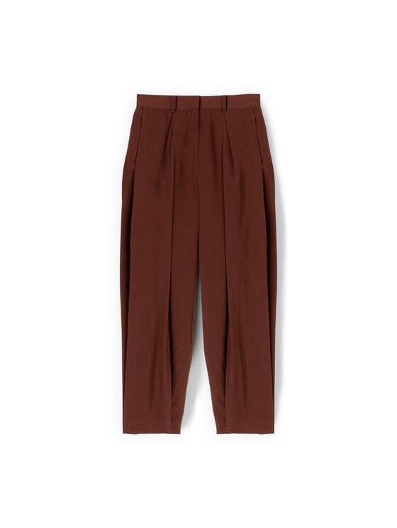 Motivi Motivi Pantaloni di tessuto P00XQ004582N022 Marrone Regular Fit