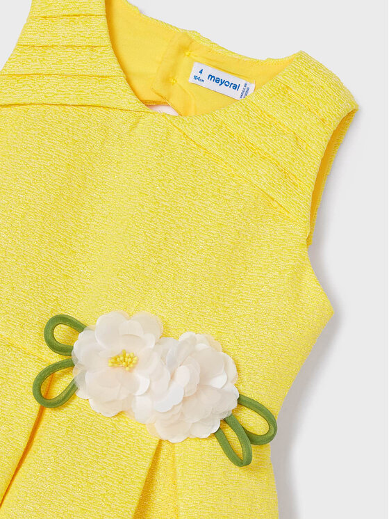 Mayoral Mayoral Elegantiška suknelė 3914 Geltona