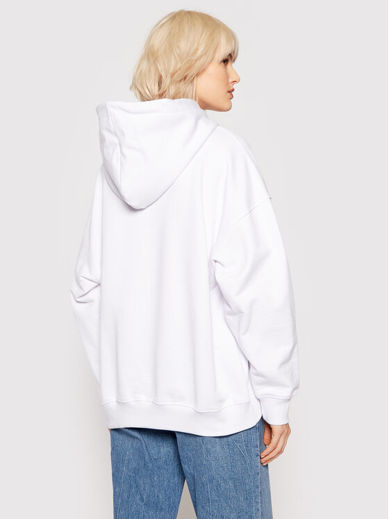 2005 2005 Mikina Unisex Hot Moms Biela Relaxed Fit