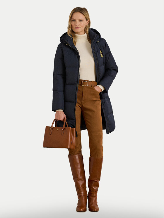 LAUREN RALPH LAUREN LAUREN RALPH LAUREN Ziemas mētelis 297P04126003 Tumši zils Straight Fit