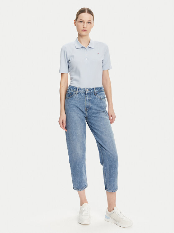 Tommy Hilfiger Tommy Hilfiger Traperice WW0WW44365 Plava Tapered Fit