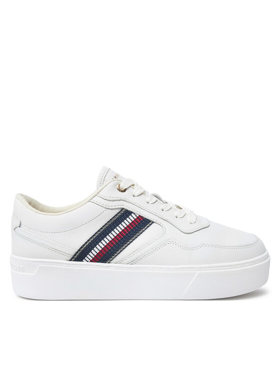 Tommy Hilfiger Sneakersy FW0FW08348 Biela