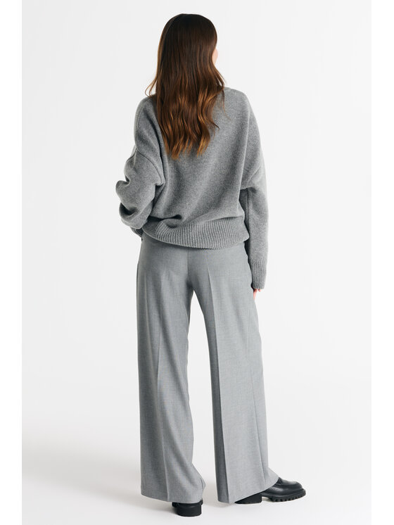 Salme Salme Sweter Livia Szary Oversize