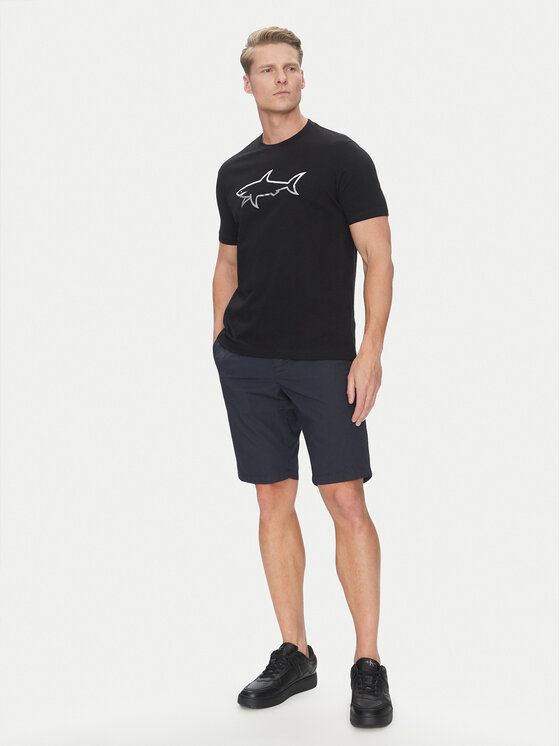 Paul&Shark Paul&Shark T-Shirt 25411078 Czarny Regular Fit