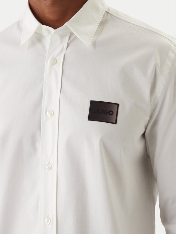 HUGO HUGO Camicia Emero 50555786 Bianco Regular Fit