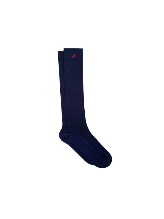 B SIDES B SIDES Podkolanówki MERINO UNISEX Granatowy