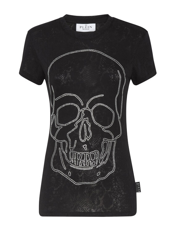 PHILIPP PLEIN PHILIPP PLEIN Tričko 2181 Čierna Regular Fit
