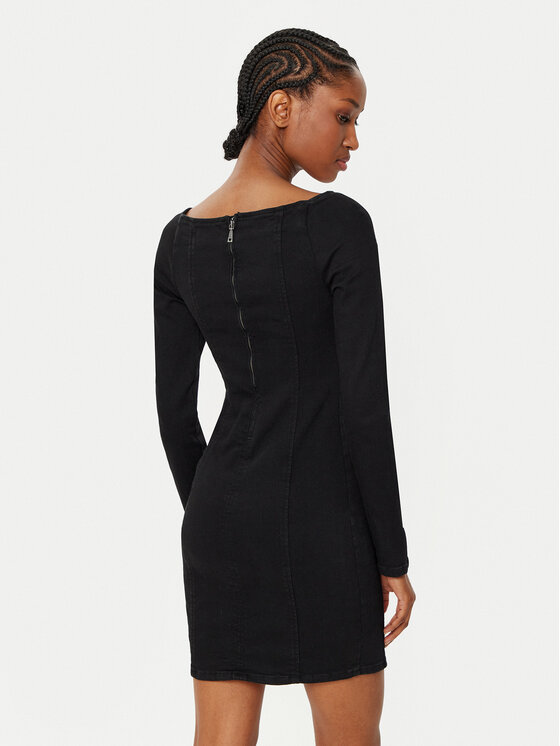 Guess Guess Džínsové šaty W5RK84 D4PZ0 Tmavomodrá Regular Fit