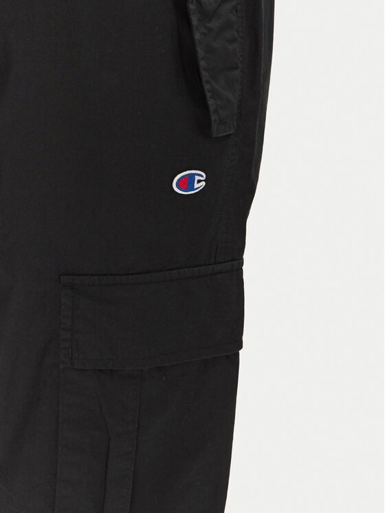 Champion Champion Kargo hlače 220763 Črna Relaxed Fit