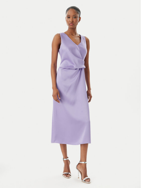 Rinascimento Rinascimento Kokteilinė suknelė CFC0122928003 Violetinė Regular Fit