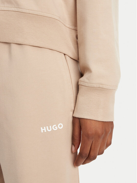 HUGO HUGO Bluză 50490594 Bej Regular Fit