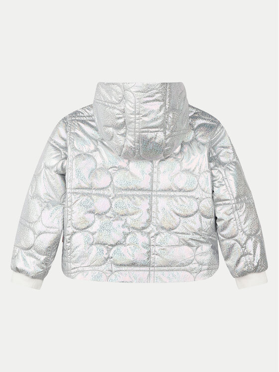 Billieblush Billieblush Zimní bunda U20428 Stříbrná Regular Fit
