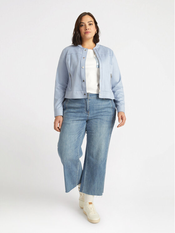 Fiorella Rubino Fiorella Rubino Kurtka przejściowa R345T001202N004 Turkusowy Regular Fit