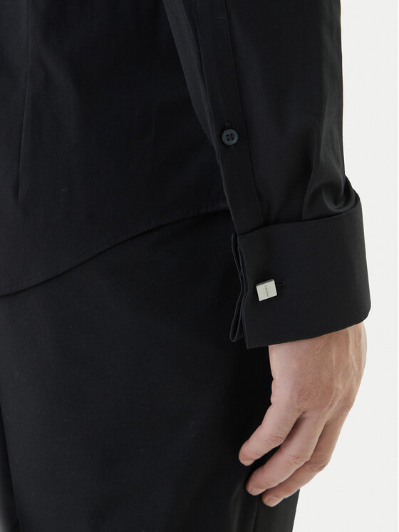 Calvin Klein Calvin Klein Košulja LV019EU063 Crna Slim Fit