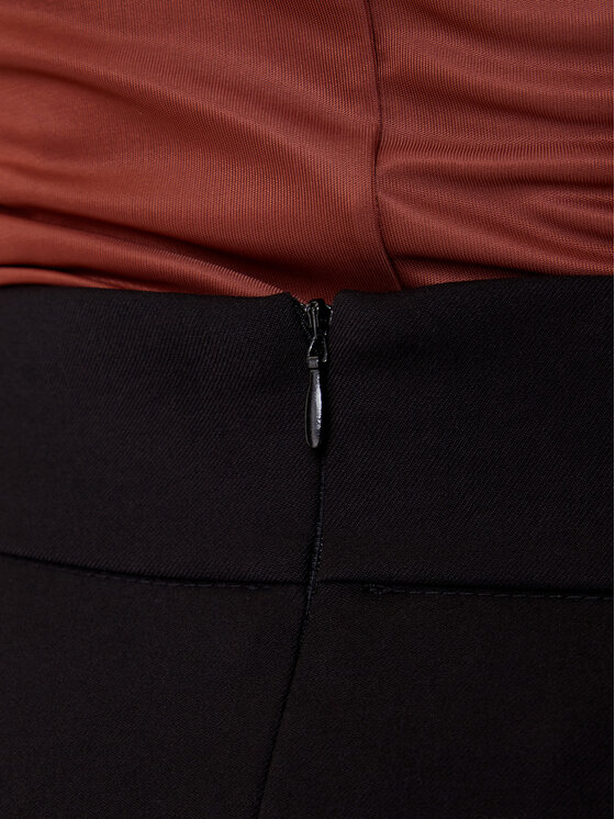 Rinascimento Rinascimento Trapecijos formos sijonas CFC0126216003 Juoda Regular Fit