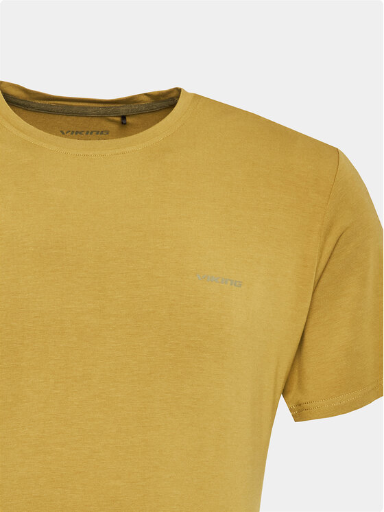 Viking Viking T-Shirt Bamboo Harvi Man 500/25/2244 Brązowy Regular Fit