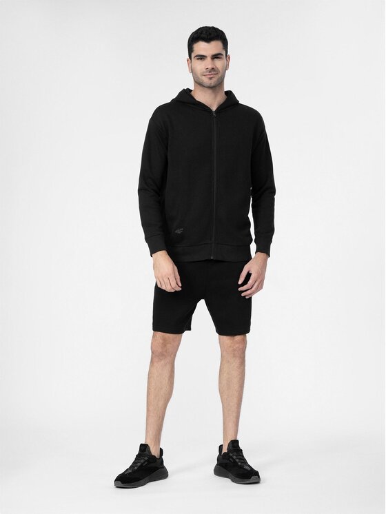 4F 4F Szorty sportowe 4FSS23TSHOM080 Czarny Regular Fit