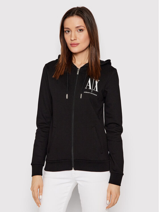 Armani Exchange Armani Exchange Mikina 8NYM22 YJ68Z 1200 Černá Regular Fit