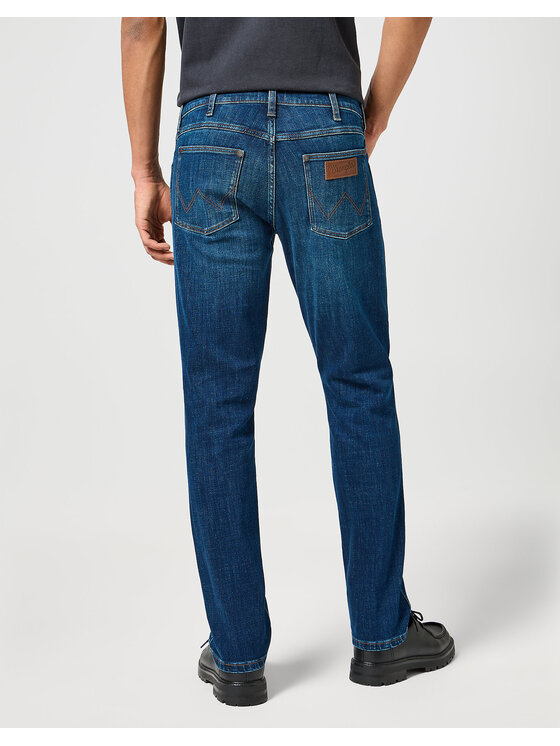 Wrangler Wrangler Jeansy GREENSBORO Niebieski Straight Fit