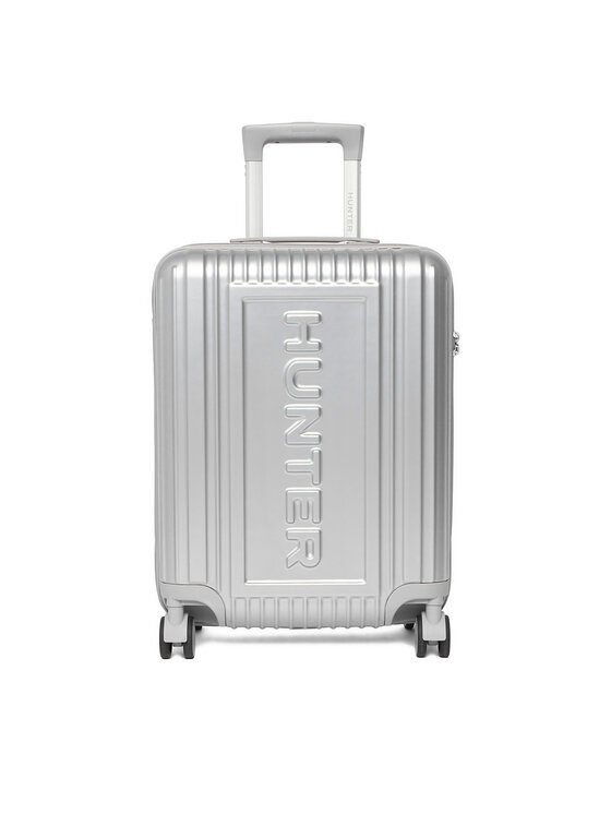 Hunter Hunter Rankinio bagažo lagaminas CEO-HUNTER-S-002-08-SILVER Sidabrinė