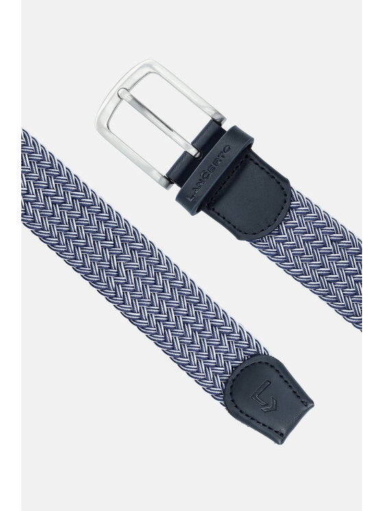 Lancerto Lancerto Pasek Męski Pleat PS090124000013 Granatowy