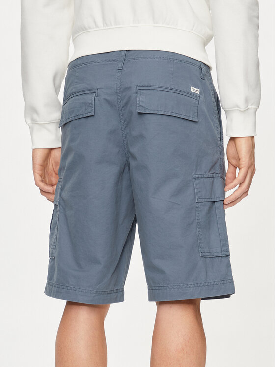 Jack&Jones Jack&Jones Bavlnené šortky Jpstcole 12253222 Modrá Loose Fit