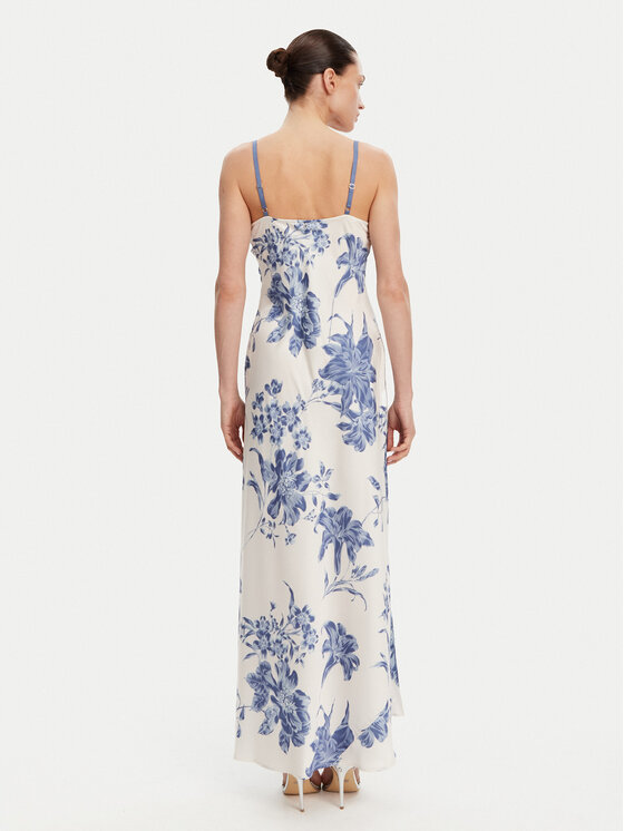 Guess Guess Rochie de seară W5GT10 WF1T2 Écru Slim Fit