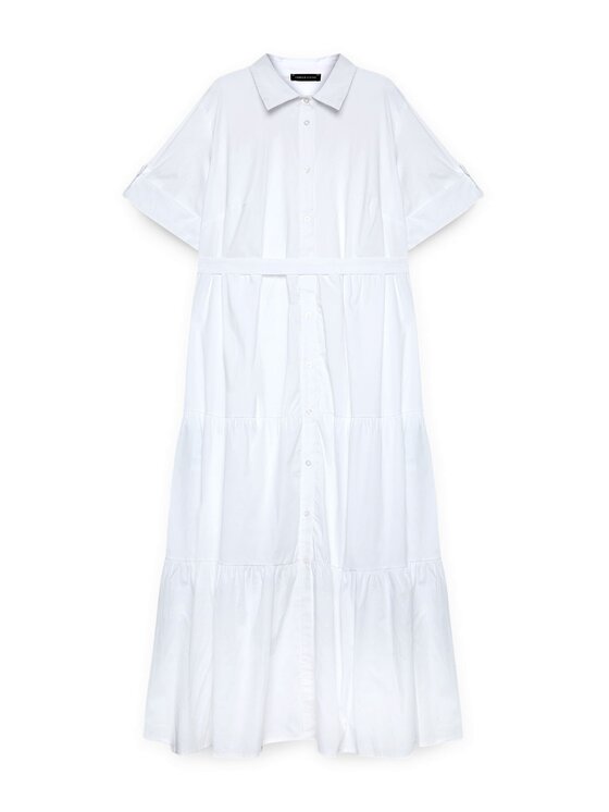 Fiorella Rubino Fiorella Rubino Abito da sera 7061T001705N011 Bianco A-Line Fit