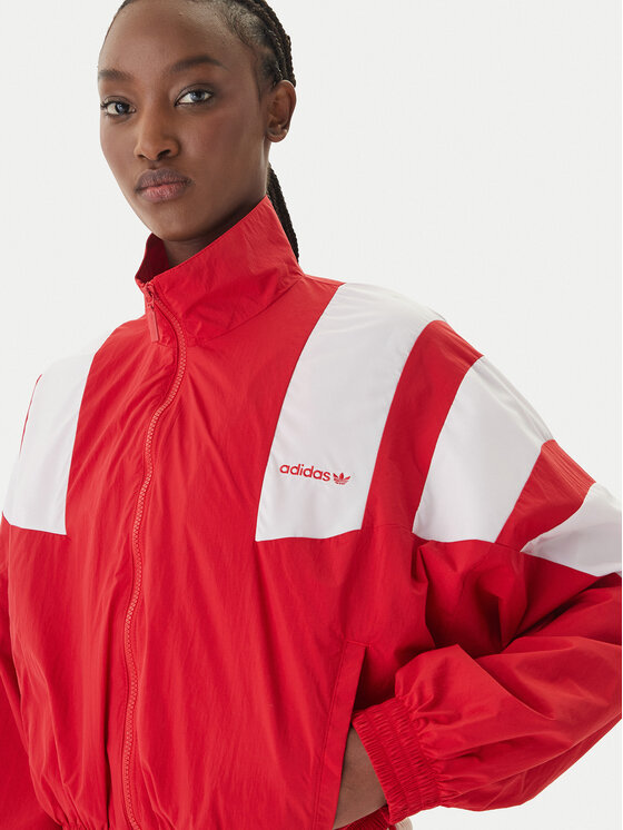 adidas adidas Sweatshirt Blocked Washed KD8788 Rot Oversize