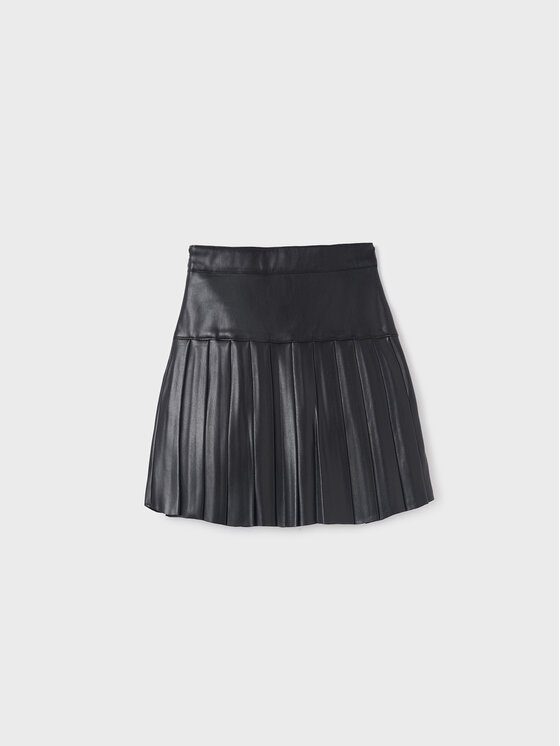 Mayoral Mayoral Fustă din piele 7.952 Negru Regular Fit