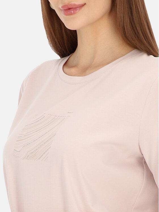 Potis & Verso Potis & Verso T-Shirt Mercy Różowy jasny Regular Fit