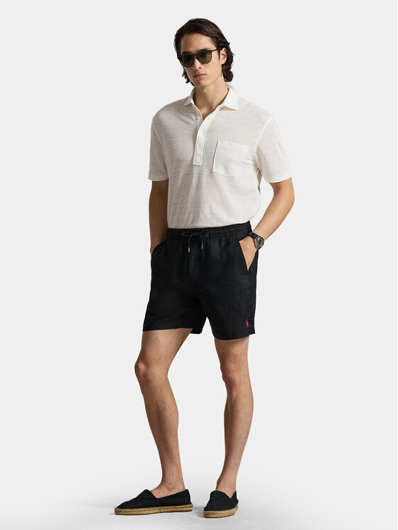 Polo Ralph Lauren Polo Ralph Lauren Pantaloncini di tessuto 710P08205504 Nero Regular Fit