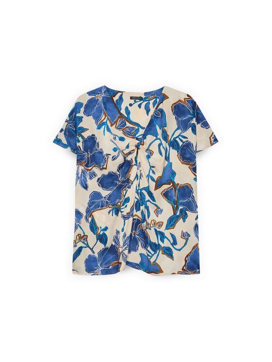 Fiorella Rubino Fiorella Rubino Blusa 2094T002480N0R2 Blu Flared Fit