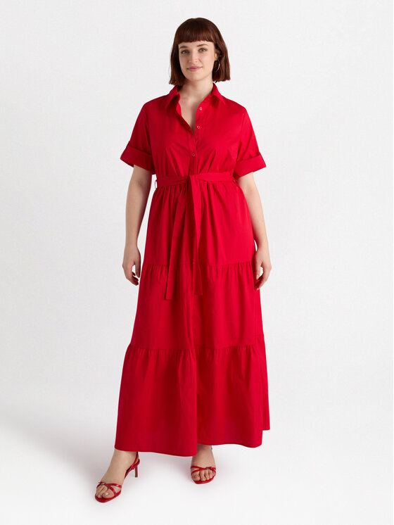 Fiorella Rubino Fiorella Rubino Abito da sera 7061T001705N016 Rosso A-Line Fit