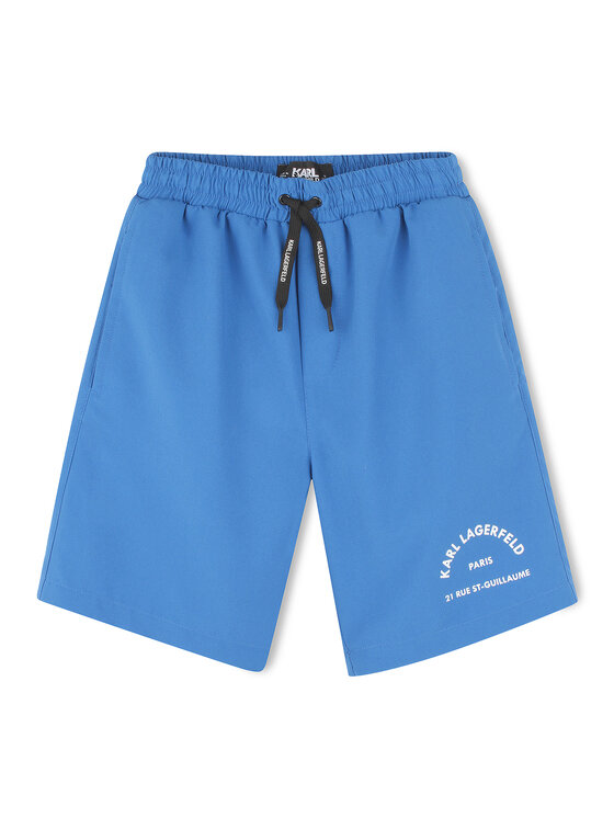 Karl Lagerfeld Kids Karl Lagerfeld Kids Kopalne hlače Z30411 D Modra Regular Fit
