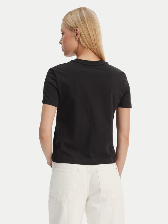 Calvin Klein Calvin Klein T-shirt LV044C905G Crna Regular Fit