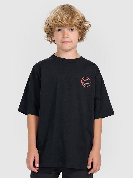 4F 4F T-Shirt URBAN COMMUTER Czarny Oversize