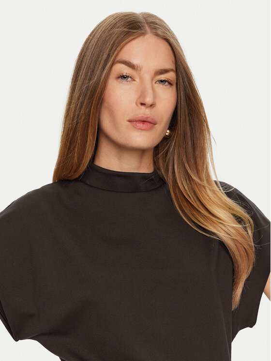 ViCOLO ViCOLO Majica TS0495 Smeđa Regular Fit