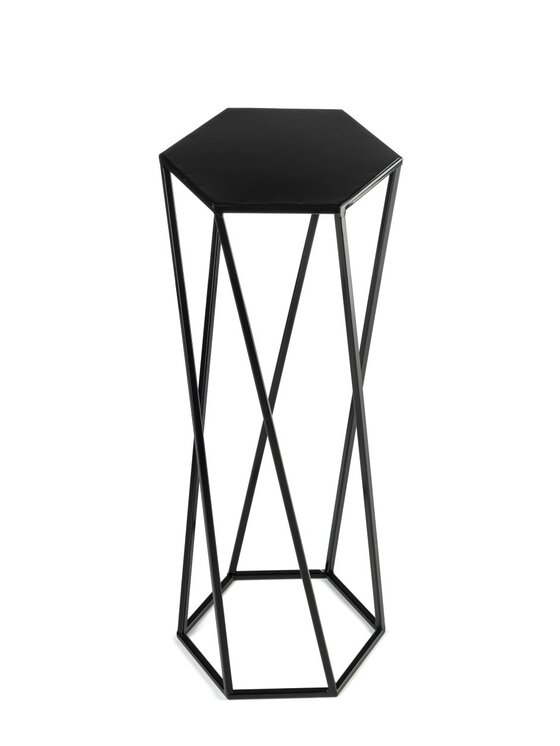 MIAhome MIAhome Kwietnik ośmiokątny 70 cm OTTAGONO I Czarny