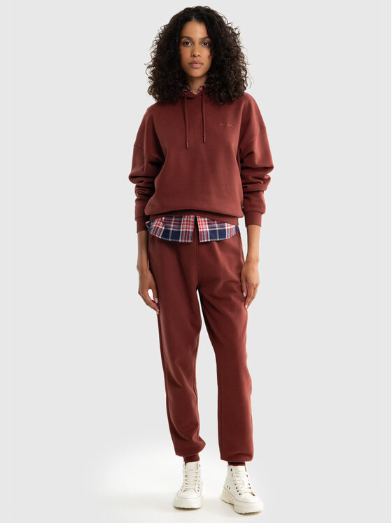 BIG STAR BIG STAR Bluza MEGAN_604_170 Bordowy Classic Fit
