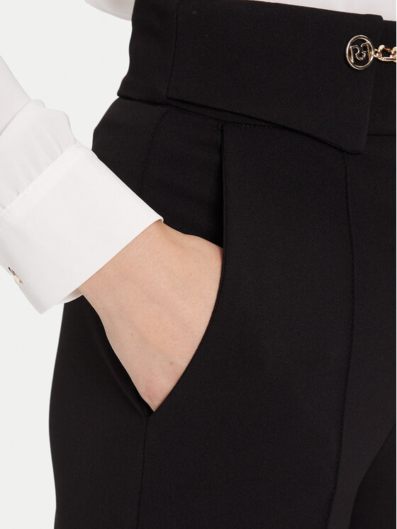Rinascimento Rinascimento Hlače CFC0126219003 Crna Regular Fit