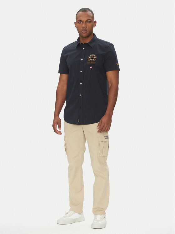 Aeronautica Militare Aeronautica Militare Pantaloni din material 251PA1329CT2443 Bej Regular Fit