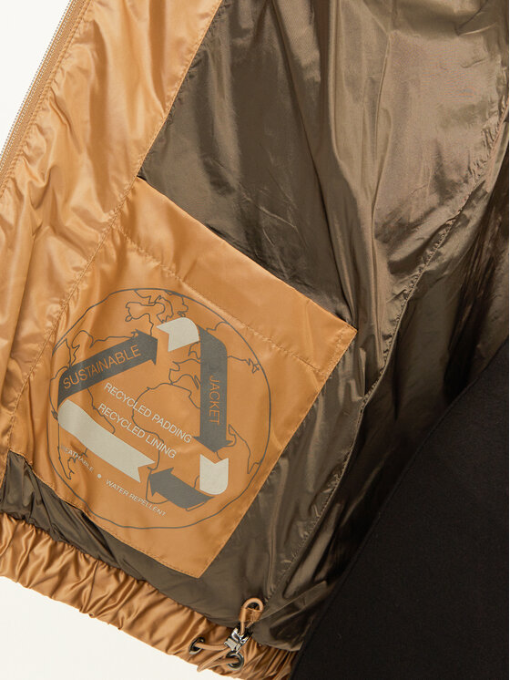 Geox Geox Žieminė striukė Backsie W4628S T2843 F5233 Smėlio Regular Fit