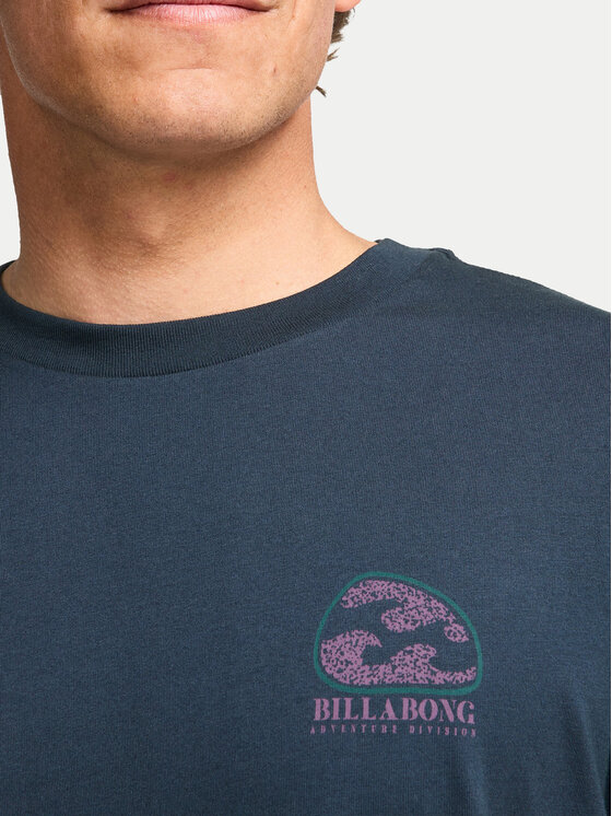 Billabong Billabong Тишърт Scribbly EBYZT00398 Тъмносин Regular Fit