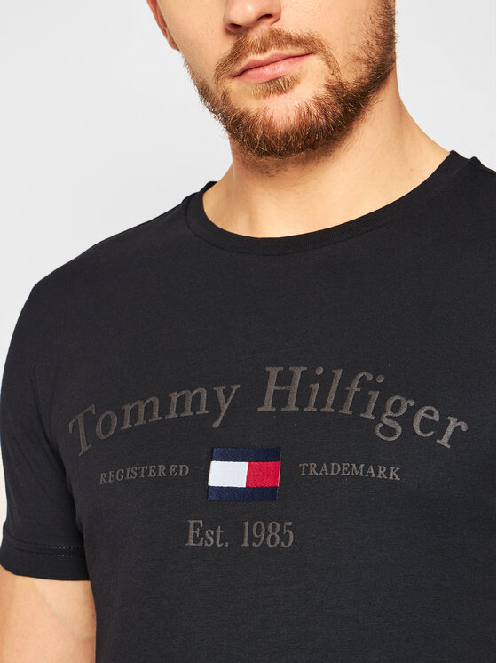 Tommy Hilfiger T-shirt Archive MW0MW15320 Noir Regular Fit • Modivo.fr