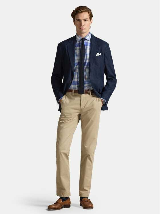 Polo Ralph Lauren Polo Ralph Lauren Πουκάμισο 710B16699002 Μπλε Custom Fit
