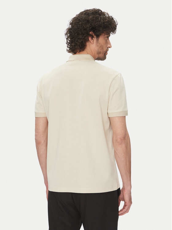 BOSS BOSS Polokošeľa Philix Pima 50538177 Béžová Regular Fit