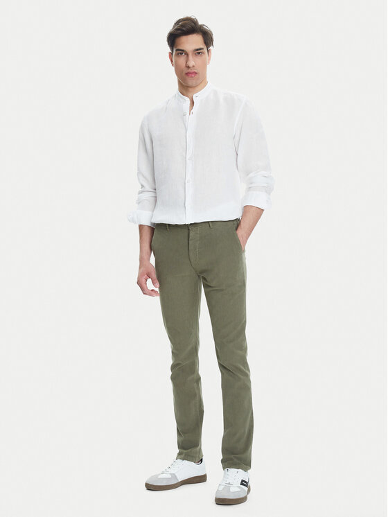 BOSS BOSS Särk 50537369 Valge Regular Fit