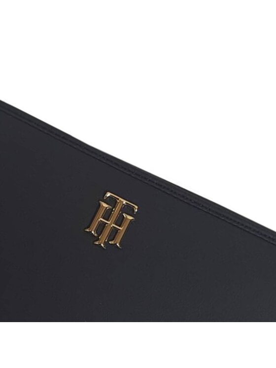 Tommy Hilfiger Tommy Hilfiger Mały Portfel Damski TH Chic Large Granatowy