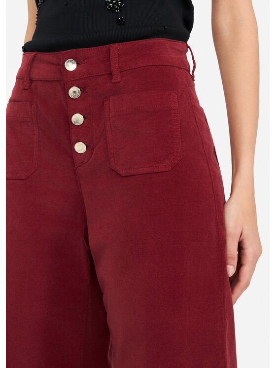 Liu Jo Liu Jo Pantaloni di tessuto MF5309T459091650 Rosso Regular Fit